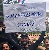 He did it! Dutch birder Arjan Dwarshuis breaks world record 