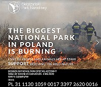 A huge fire in one of the most valuable national parks in Europe